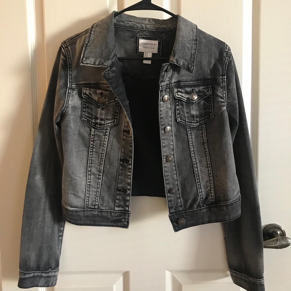 Black Jean Jacket